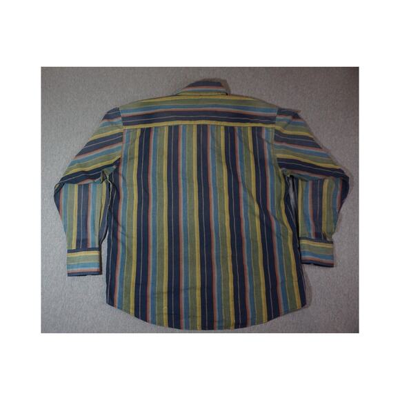 BAM Jeans Mens striped button up shirt Sz 2XL - Picture 2 of 6